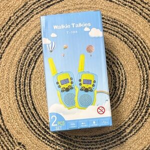 Blue and Yellow Walkie Talkies Set